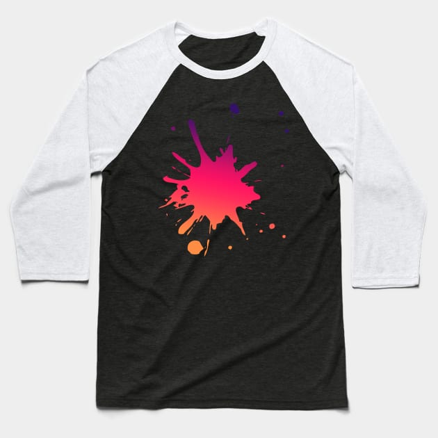 The ink shot t shirt design Baseball T-Shirt by Strange-desigN